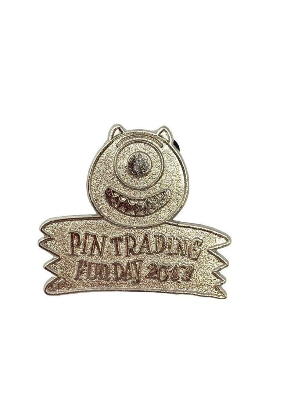 Disney Trading Pin Mike Wazowski Monsters Inc Shanghai Resort 2017 Fun Day